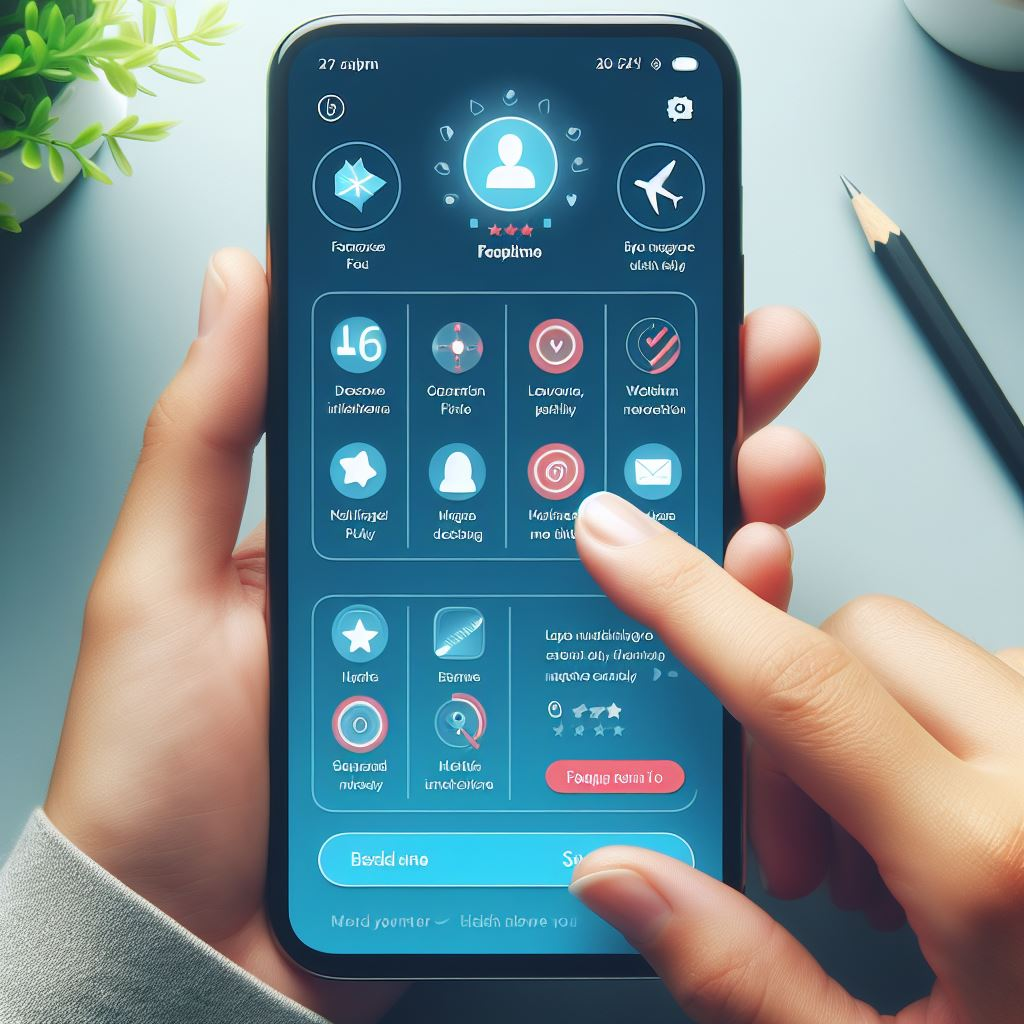 iPhone app
meal approving plan screen